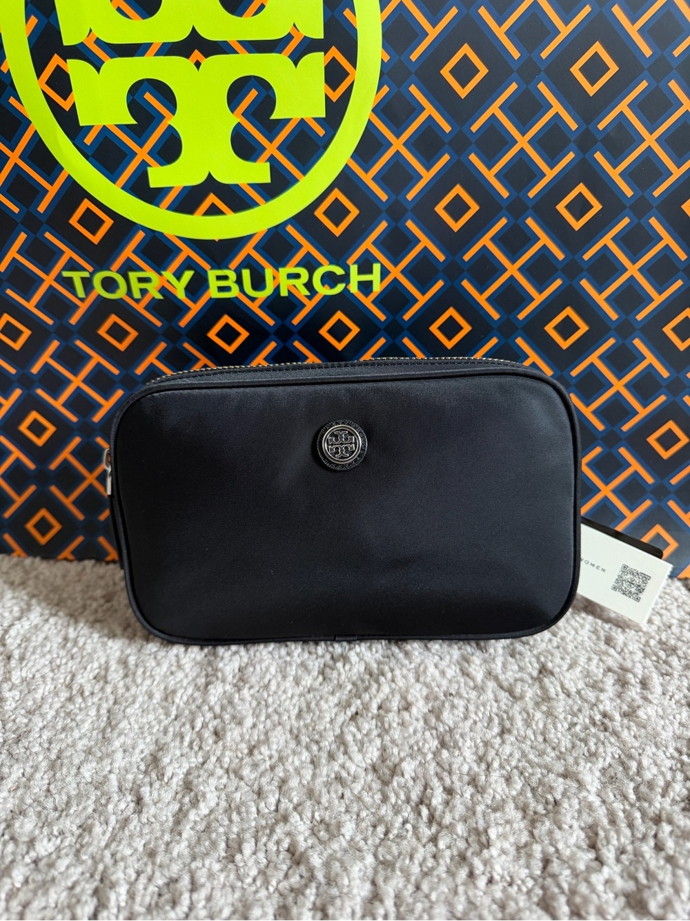Tory Burch Virginia Nylon Belt Bag Crossbody bag Black